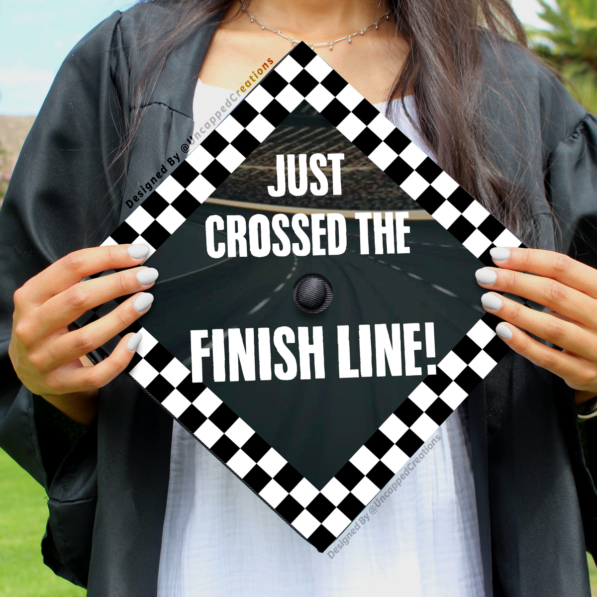 Racecar Grad Cap