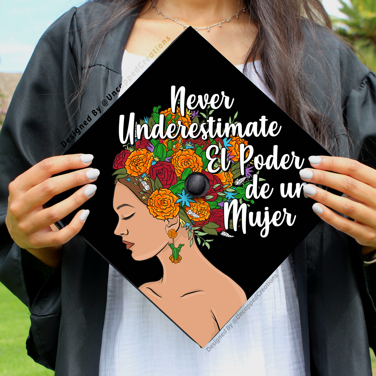 Women Empowerment Grad Cap - PRINTED Topper – Uncapped Creations