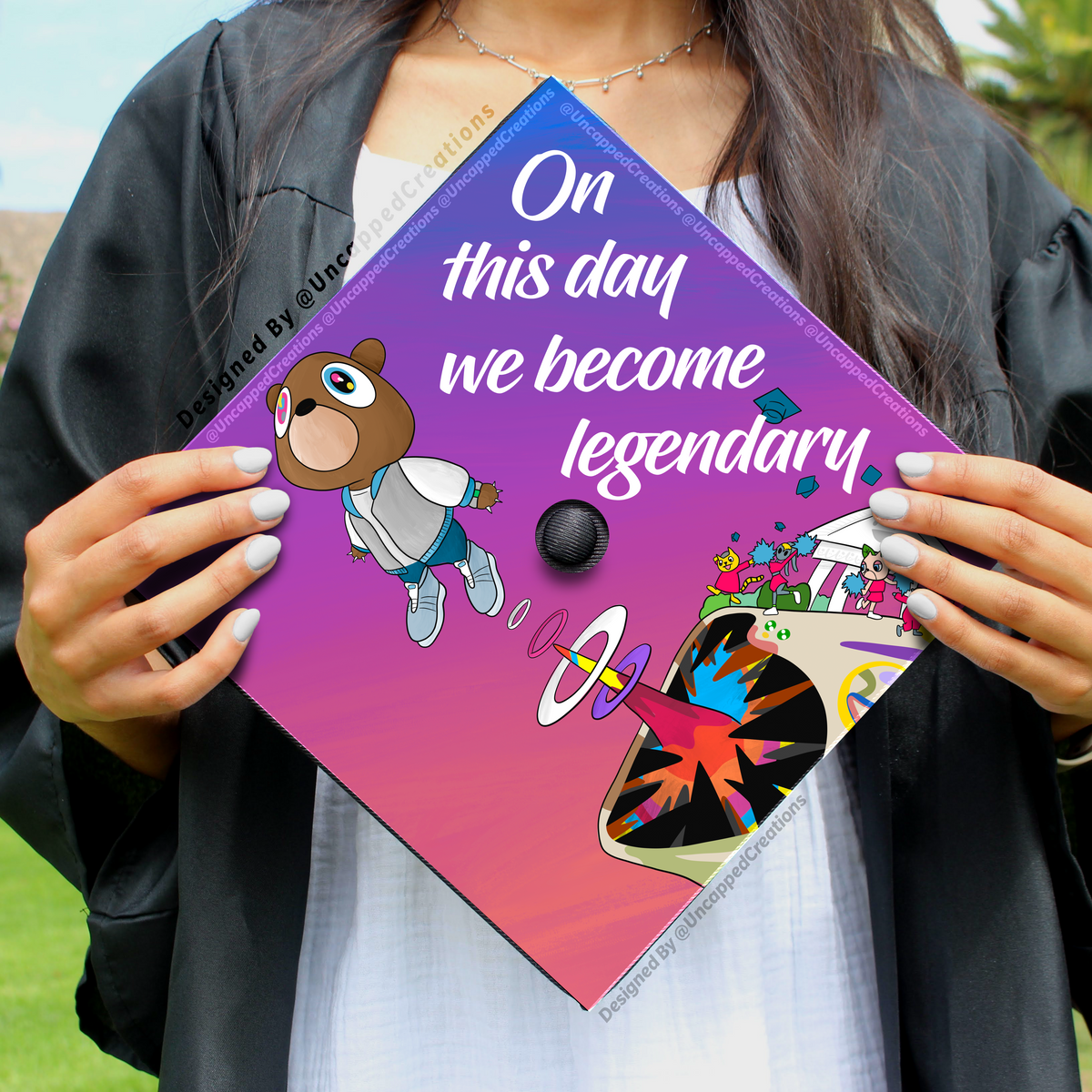 Artist Grad Cap - PRINTED Topper – Uncapped Creations