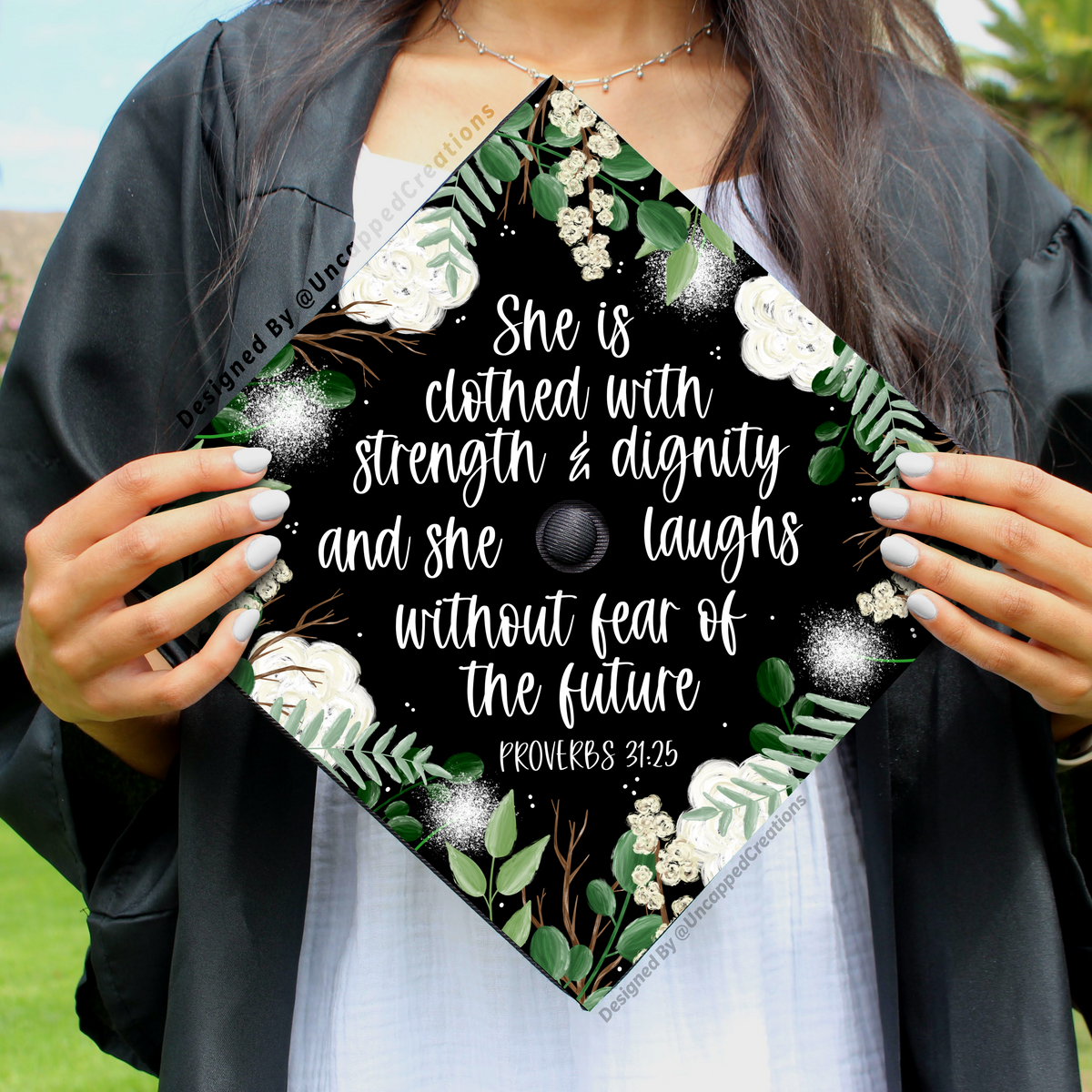 Bible Grad Cap - PRINTED Topper – Uncapped Creations