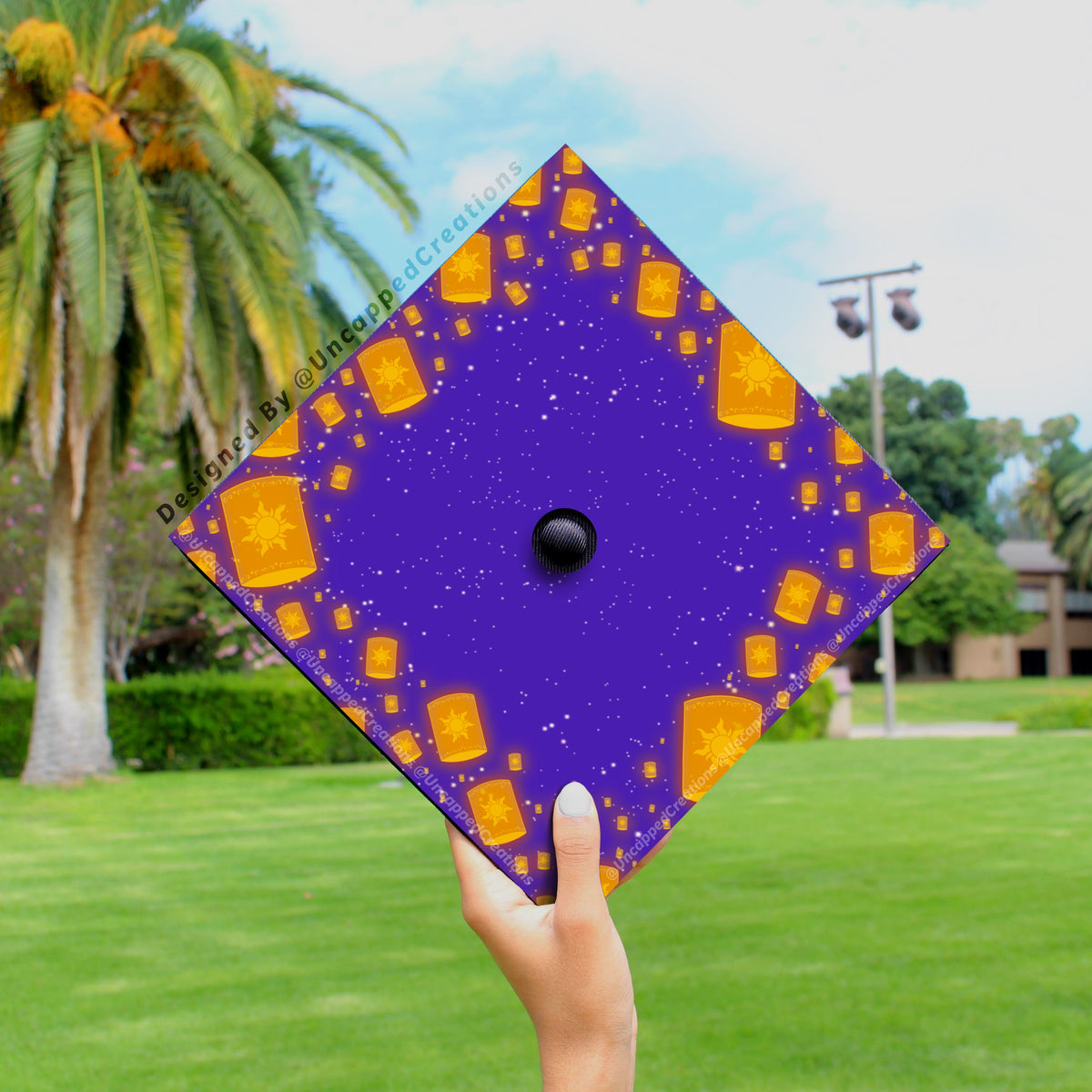 Lantern Grad Cap - PRINTED Topper – Uncapped Creations