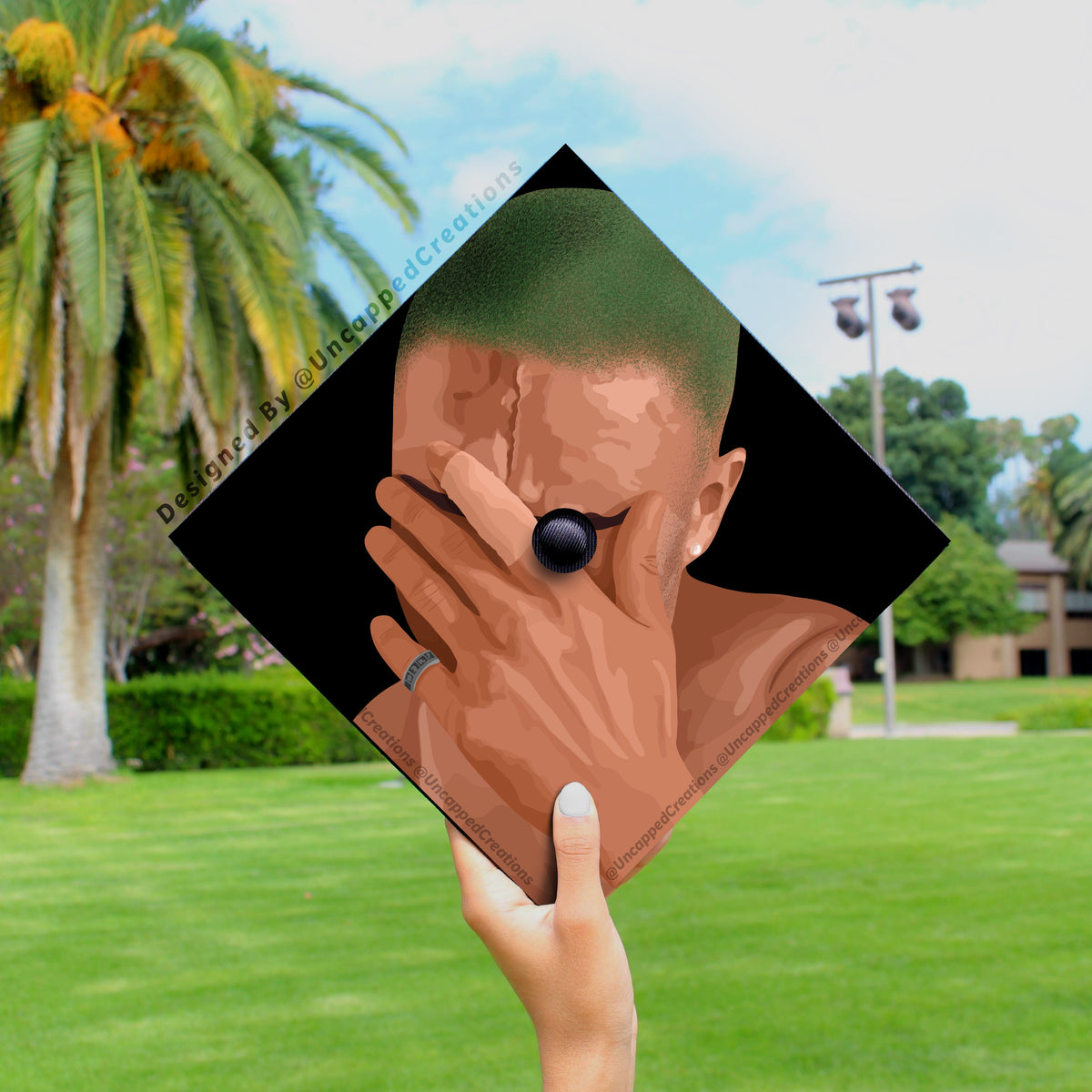 Rapper Grad Cap - PRINTED Topper – Uncapped Creations
